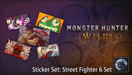 Купить Monster Hunter Wilds - Sticker Set: Street Fighter 6 Set