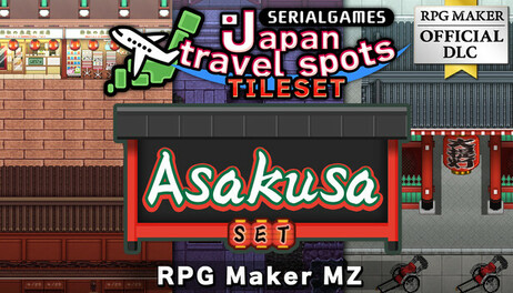 Купить RPG Maker MZ - SERIALGAMES Japan travel spots Asakusa set