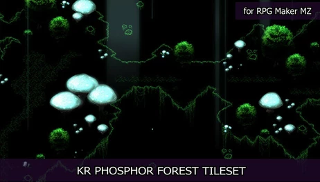 Купить RPG Maker MZ - KR Phosphor Forest Tileset