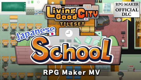 Купить RPG Maker MV - SERIALGAMES LivingGoodCity TILESET Japanese School