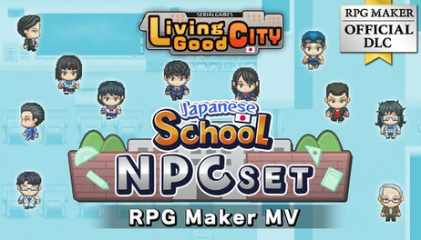 Купить RPG Maker MV - SERIALGAMES LivingGoodCity Japanese School NPC SET