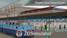 ZDSimulator - Dnipro-Genichesk Route