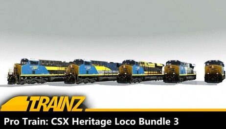 Купить Trainz 2022 DLC - Pro Train: CSX Heritage Loco Bundle 3
