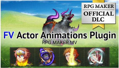 Купить RPG Maker MV - FV Actor Animations Plugin