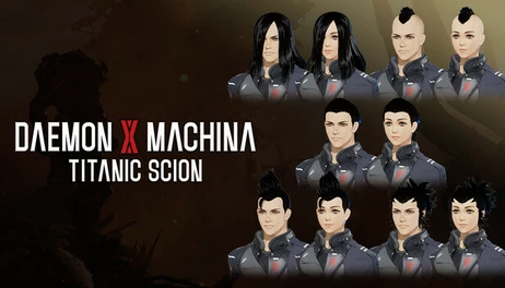 Купить Daemon X Machina: Titanic Scion - Hairstyle Set 5
