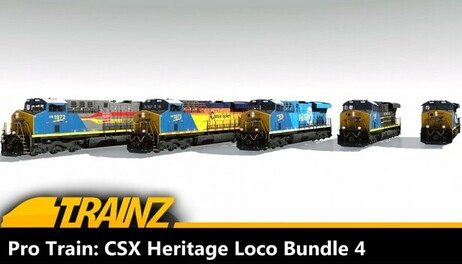 Купить Trainz 2022 DLC - Pro Train: CSX Heritage Loco Bundle 4