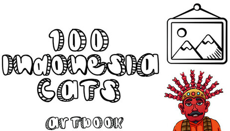 Купить 100 Indonesia Cats - Artbook