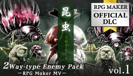 Купить RPG Maker MV - 2Way-type Enemy Pack Vol1 Insect