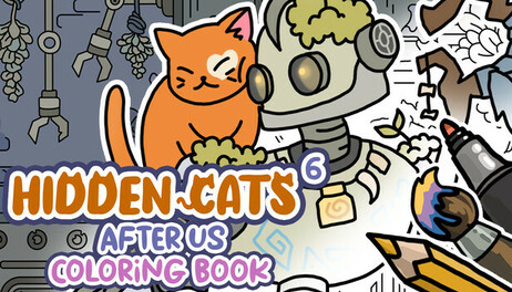 Купить HIDDEN CATS 6: After us - Coloring Book