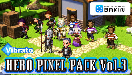 Купить RPG Developer Bakin Vibrato NPC PIXEL PACK Vol.3