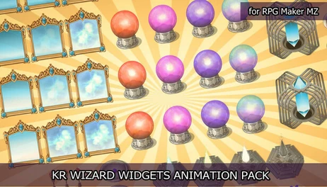 Купить RPG Maker MZ - KR Wizard Widgets Animations Pack