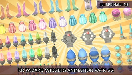 Купить RPG Maker MZ - KR Wizard Widgets Animations Pack 2