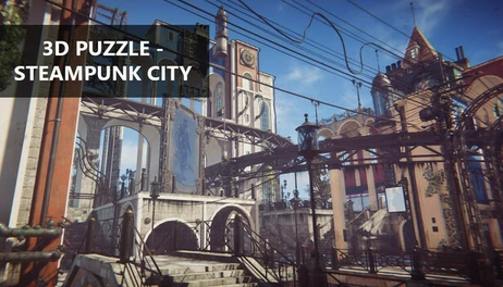 Купить 3D PUZZLE - Steampunk City
