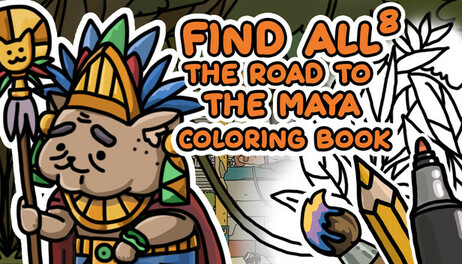 Купить FIND ALL 8: The road to the Maya - Coloring Book