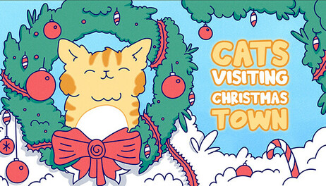 Купить Cat Visits Christmas Holydays