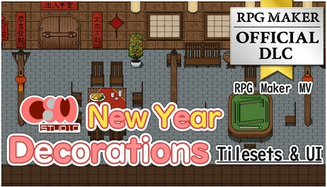 Купить RPG Maker MV - CSW STUDIO New Year Decorations - Tilesets and UI