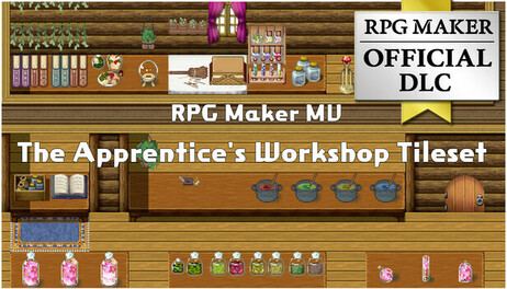Купить RPG Maker MV - The Apprentice's Workshop Tilleset