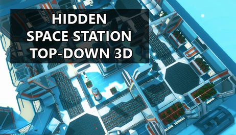 Купить Hidden Space Station Top-Down 3D
