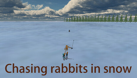 Купить Chasing rabbits in snow