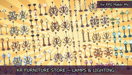 Купить RPG Maker MV - KR Furniture Store - Lamps and Lighting