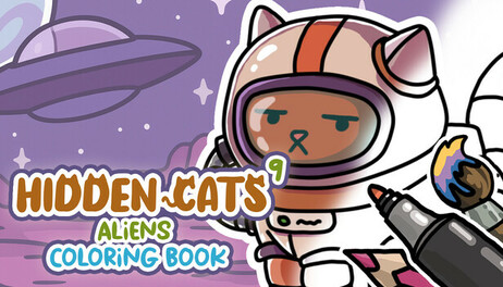 Купить HIDDEN CATS 9: Aliens - Coloring Book