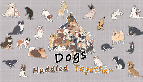 Купить Dogs Huddled Together 挤在一起的狗狗们
