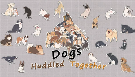 Купить Dogs Huddled Together 挤在一起的狗狗们
