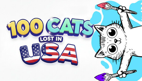 Купить 100 Cats Lost In USA Find & Color