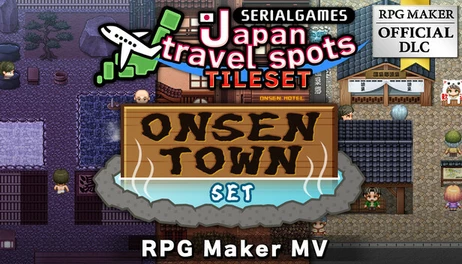 Купить RPG Maker MV - SERIALGAMES Japan travel spots ONSENTown SET
