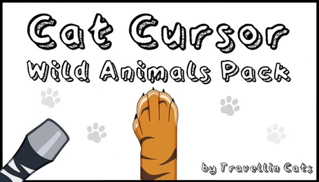 Купить Cat Cursor by Travellin Cats - Wild Animals Pack