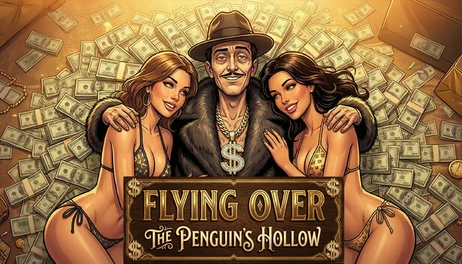 Купить Flying over the penguin's hollow
