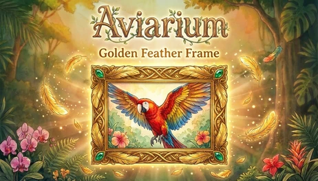 Купить Aviarium - Golden Feather Frame