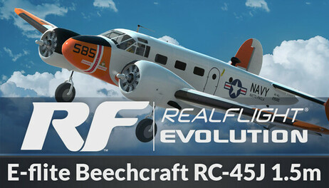 Купить RealFlight Evolution - E-flite Beechcraft RC-45J 1.5m
