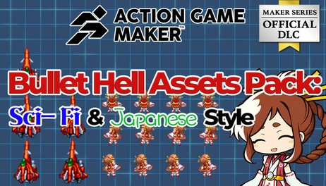 Купить ACTION GAME MAKER - Bullet Hell Assets Pack: Sci-Fi & Japanese Style