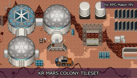 Купить RPG Maker MV - KR Mars Colony Tileset