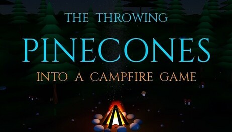 Купить The Throwing Pinecones Into A Campfire Game