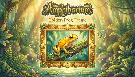 Купить Amphibarium - Golden Frog Frame