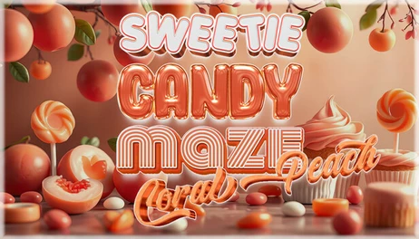 Купить Sweetie Candy Maze: Coral Peach