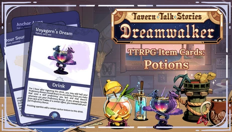 Купить Tavern Talk Stories: Dreamwalker - P&P Item Cards: Potions