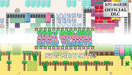 Купить RPG Maker MV - 100 Percent Kawaii Retro Tilesets