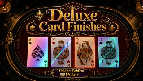 Купить Hold'em Fold'em Poker - Deluxe Card Finishes