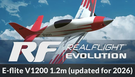 Купить RealFlight Evolution - E-flite V1200 1.2m (updated for 2026)