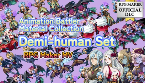 Купить RPG Maker MV - Animation Battler Material Collection Demi-human Set