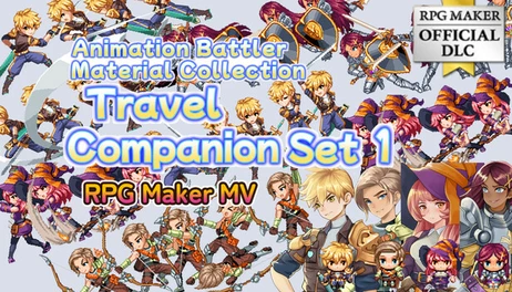 Купить RPG Maker MV - Animation Battler Material Collection Travel Companion Set 1