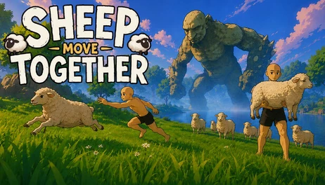 Купить Sheep Move Together