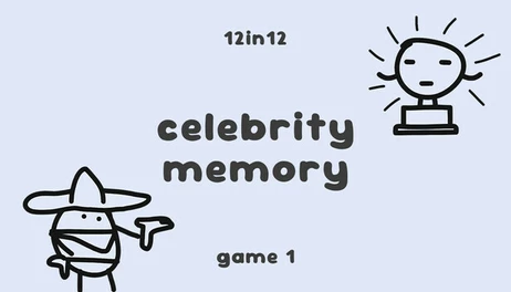 Купить Celebrity Memory - 12in12 Game 1