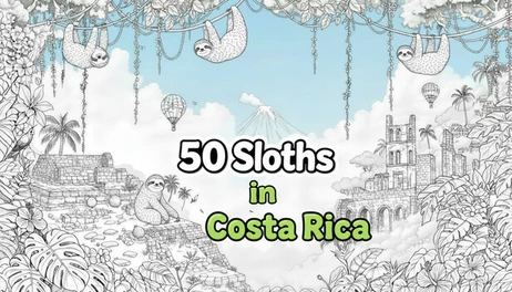 Купить 50 Sloths in Costa Rica
