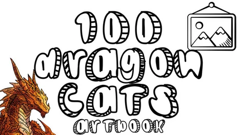 Купить 100 Dragon Cats - Artbook