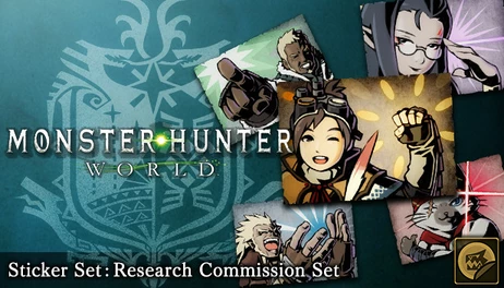 Купить Monster Hunter: World - Sticker Set: Research Commission Set
