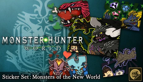 Купить Monster Hunter: World - Sticker Set: Monsters of the New World